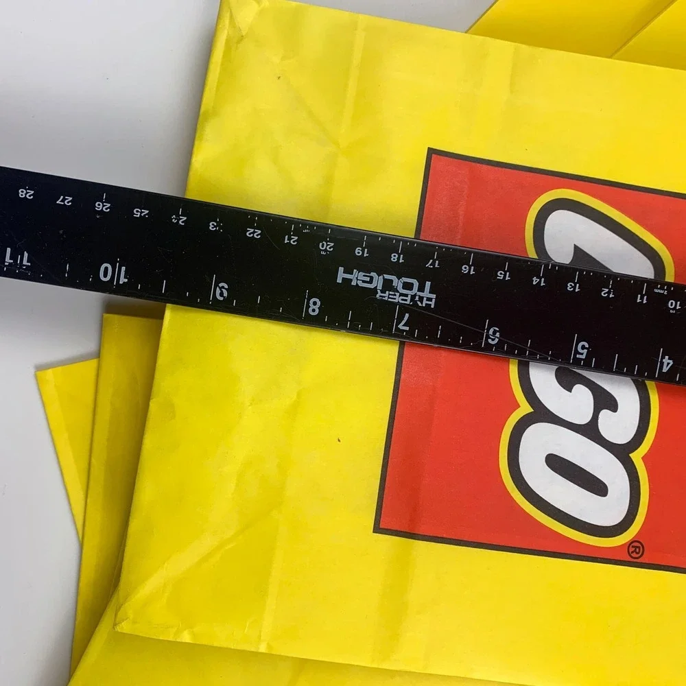 Lego Classic Yellow Shopping Bag Paper Logo Gift Bag 1x 7